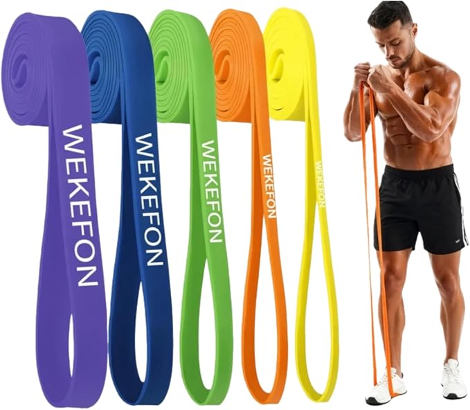 Resistance Bands Set, Pull Up Assist Bands - Stretch Resistance Band - Mobility Band Powerlifting Exercise Bands for Resistance Training, Physical Therapy, Home Workouts