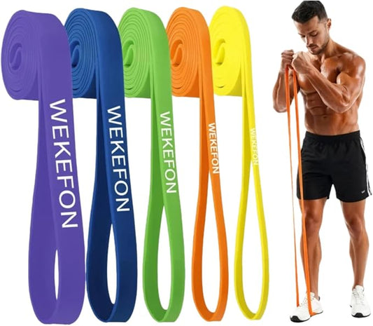 Resistance Bands Set, Pull Up Assist Bands - Stretch Resistance Band - Mobility Band Powerlifting Exercise Bands for Resistance Training, Physical Therapy, Home Workouts