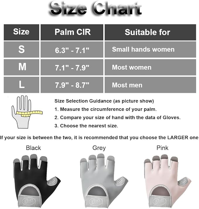 SUJAYU Workout Gloves for Women & Men, Anti-Slip Fingerless Gloves for Weightlifting, Mens Workout Gloves Gym Gloves Fitness Gloves