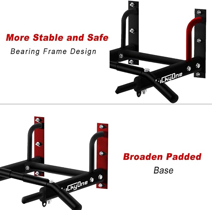Wall Mount Pull Up Bar, Joist Mount Chin Up Bar