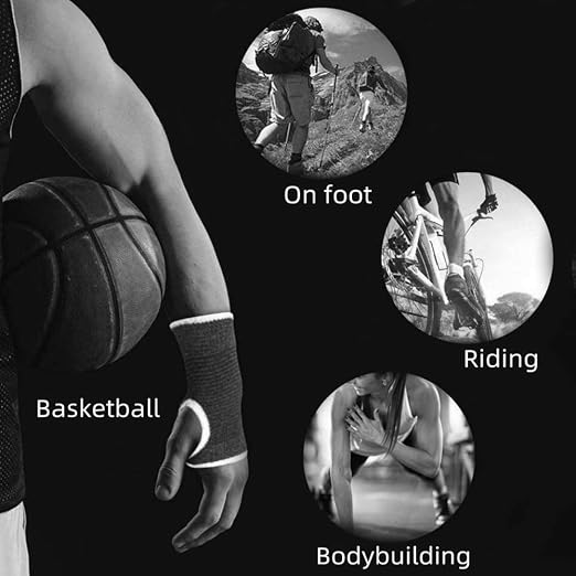 Palm Brace Wrist Compression Sleeves, Everyday Use Wrist Brace, Compression Carpal Tunnel for Wrist Pain Relief, Fitness Gloves, Sports compression Glove, Wrist guard for Men and Women (Black Large)