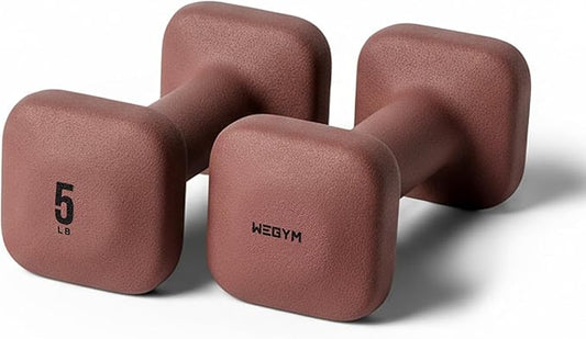 WeGym Square Dumbbells for Home Gym, Hand Weights for Strength Training
