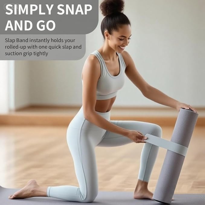 Yoga Mat Carrier Strap, Adjustable Thick Straps Sling for Carrying Large Mats, Stretching Band