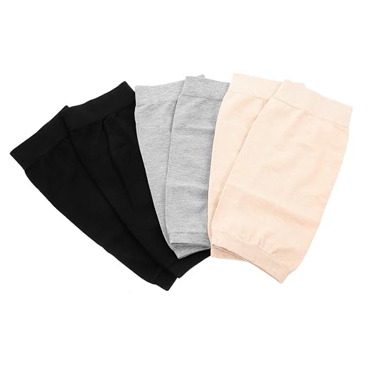 LALAFINA 3 Pairs Elbow Compression Sleeve Scar Covering Incrediwear Elbow Sleeves Comfortable Protective Covers Breathable Guards for Men, Women, 8.85x4.13In