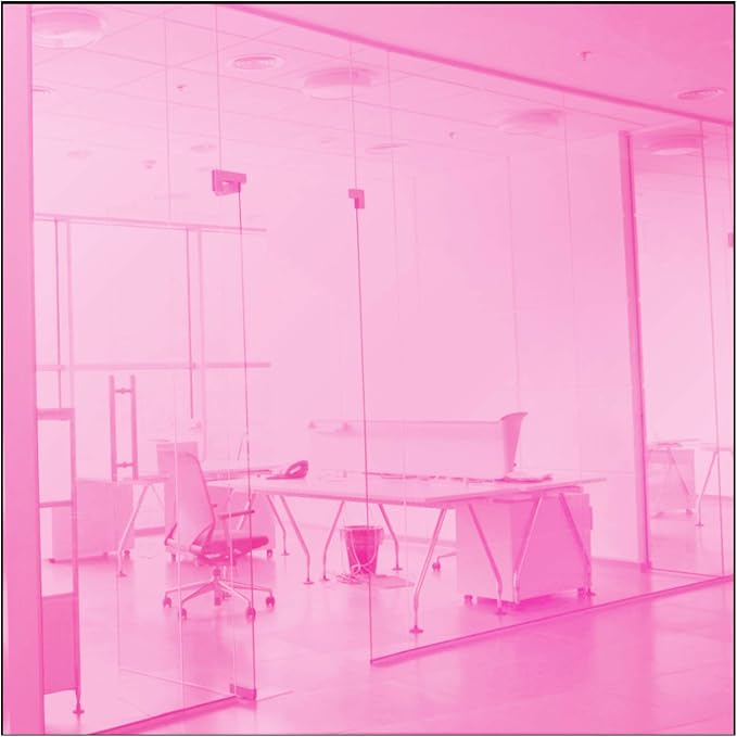 Marketing Holders Acrylic Mirror 12" x 24" Rectangular Pink Tile Reflective Frameless Craft Sheet Perfect for Baby Nurseries Home and Party Decor Decorations Art and DIY Projects .118" Thick