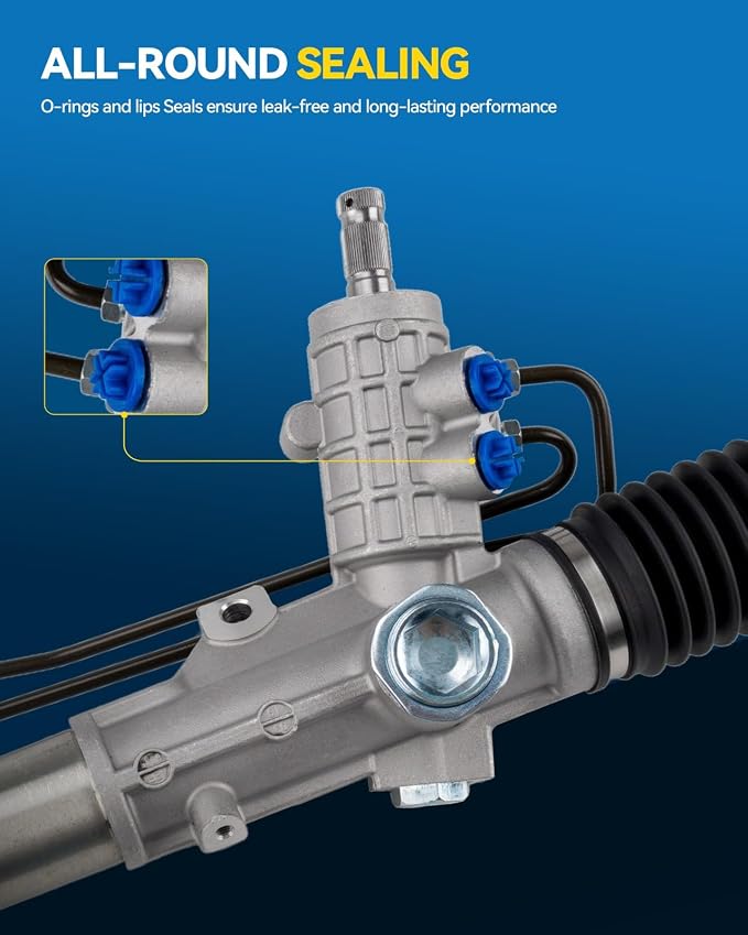 PHILTOP Power Steering Rack and Pinion Assembly Compatible with 2001-2005 325i, 2001-2006 330Ci, 2001-2006 325Ci, 2001-2006 M3, 2001-2005 330i, 1999-2000 323i Replace 26-2800, 262800, 32136757651