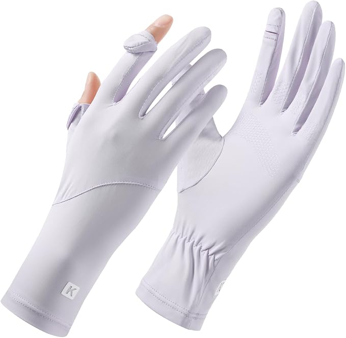 Women Driving Gloves, UV Protection Sun Gloves, Touchscreen Full Finger | UPF 50+ fabric blocks 99% UV rays, protecting hands during driving, cycling, fishing, hiking and outdoor activities