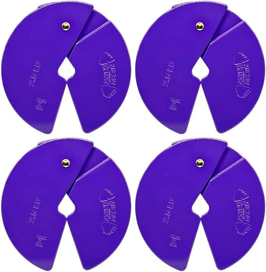 Micro Gainz 2.5LB Dumbbell Fractional Weight Plates, 4-Piece