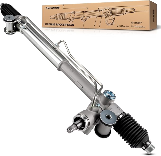 Torchbeam Hydraulic Power Steering Rack and Pinion Assembly Fits Trailblazer, Envoy, Trailblazer EXT, SSR, Ascender, Rainier, 9-7x, Envoy XL, Envoy XUV, Bravada, Replace Part # 97-1014