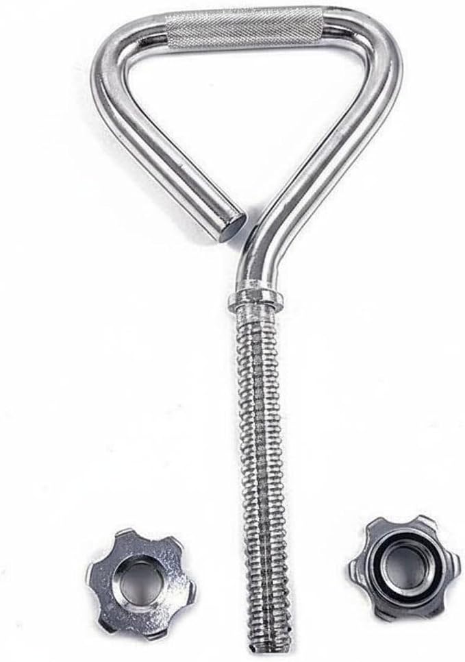 YIJU Kettlebell Handle Adjustable Plate Load Handle Weight Bar Sturdy Metal Frame Compact Strength Tool suitable for home workouts gym training muscle building endurance
