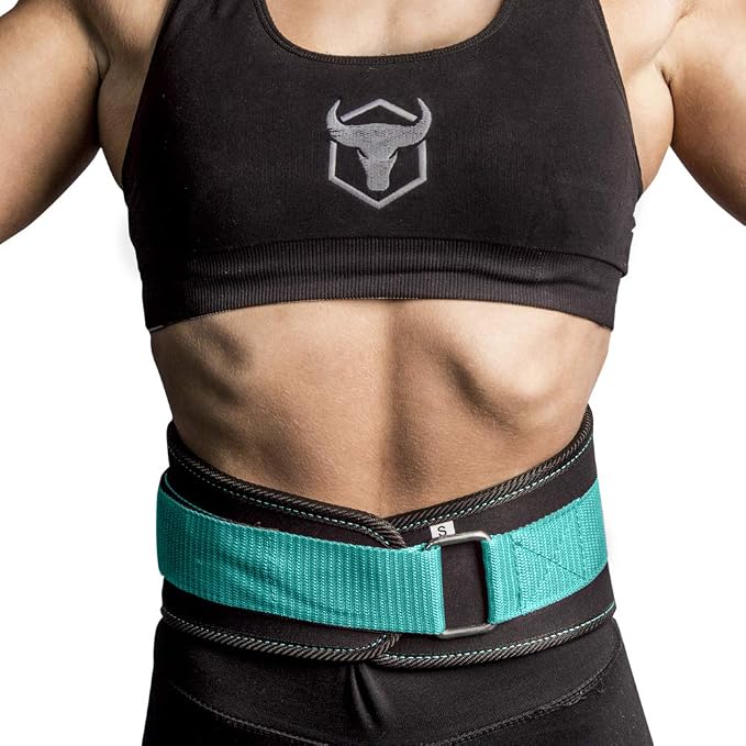 Women Weight Lifting Belt - High Performance Neoprene Back Support - Light Weight & Heavy Duty Core Support For WeightLifting and Fitness