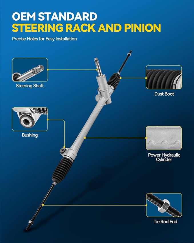 PHILTOP Power Steering Rack and Pinion for Trax, Encore, Encore GX | 2015-2022 Trax, 2013-2022 Encore, 2020-2023 Encore GX Replace No.1G1014, 42351614, 42514718, 95262684, 95262680