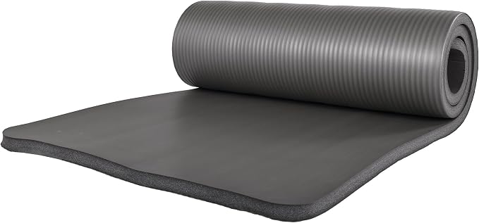 BalanceFrom 7-Piece Yoga Set with 71x24x1 Inches Extra Thick Mat and Carrying Sling – Includes 2 Blocks, Stretch Strap, 2 Towels, and Knee Pad for Home, Studio, and Gym Workouts