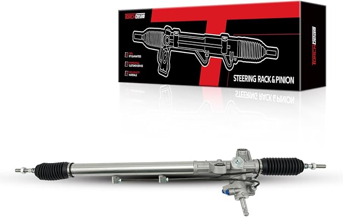 Torchbeam Hydraulic Power Steering Rack and Pinion Replacement for Honda 2003-2007 Accord 2.4L, Acura 2004-2008 TL All Models Replace# 262703