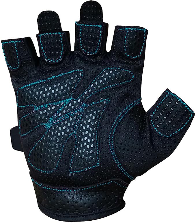 Meister Women's Fit Grip Weight Lifting Gloves w/Washable Amara Leather | Breathable no-slip palm padding for strength training, dumbbells, barbells, kettlebells and cross-training