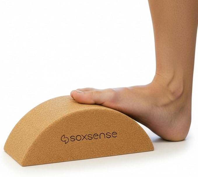 Soxsense Half-Moon Calf Stretcher for Plantar Fasciitis & Balance Trainer-1 | Calf Stretching, Balance Training, Foot Mobility & Plantar Fasciitis Relief