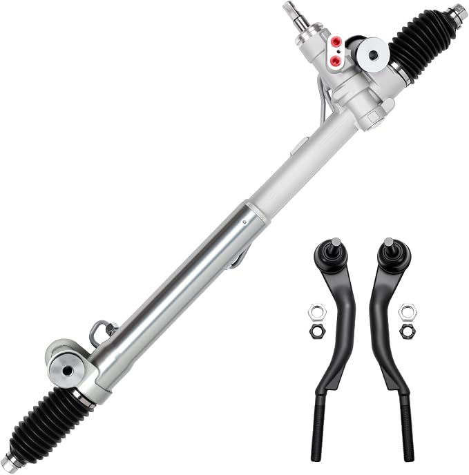 22-1014 Hydraulic Power Steering Rack and Pinion Fit for Chevrolet Trailblazer/Envoy 02-09, Trailblazer EXT/Envoy XL 02-06 Automotive Replacement Rack & Pinion Assembly w/Outer Tie Rod Ends