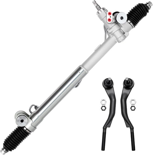 22-1014 Hydraulic Power Steering Rack and Pinion Fit for Chevrolet Trailblazer/Envoy 02-09, Trailblazer EXT/Envoy XL 02-06 Automotive Replacement Rack & Pinion Assembly w/Outer Tie Rod Ends