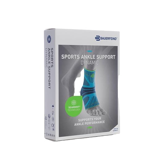 Bauerfeind Sports Ankle Support Dynamic - Ankle Compression Sleeve for Freedom of Movement - 3D AirKnit Fabric for Breathability - Premium Quality & Washable (XL, Black)