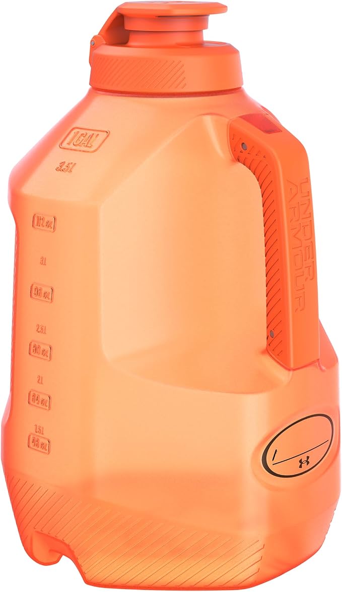 Under Armour 1 Gallon Sideline Jug Blaze Orange/Blaze Orange OSFA