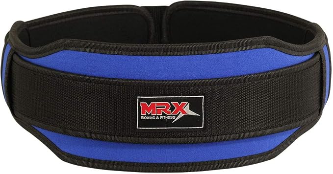 MRX Weight Lifting Belt with Double Back Support Gym Training 5" Wide Belts 11 Colors