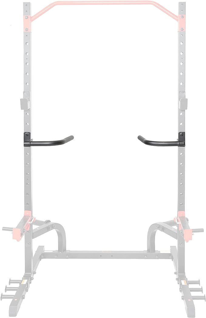 Sunny Health & Fitness Power Cage Squat Rack Attachments for Home Gym | Strength Training, Expanded Workout Variety, Durable Construction, Secure Fit, Quick Installation, Versatile Exercise Support