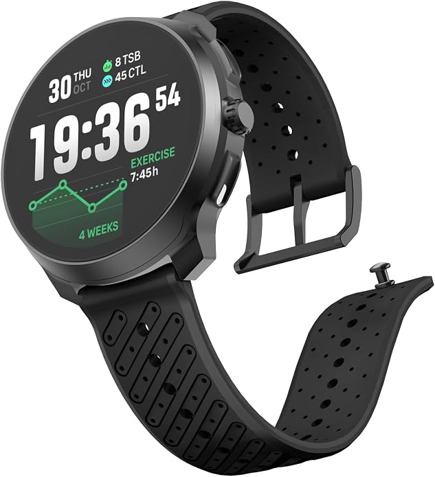 Watch Band for Suunto Race 2/Vertical 2/Run/S/9 Peak/Pro/5 Peak | Soft Silicone 22mm Replacement Bands for Vertical/Race/9 Peak Pro