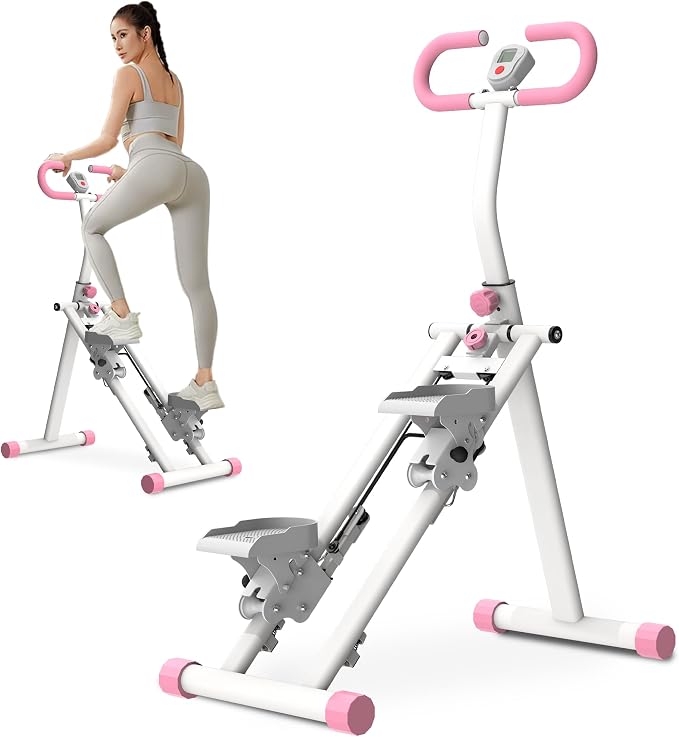 Stair Stepper for Home-Upgrade Vertical Climber Workout Machine for Full-Body Exercise Climber Fitness Equipment with Stable Frame Adjustable Handlebar