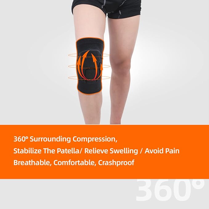 Volleyball Knee Pads for Dancers, Soft Breathable Knee Pads for Men Women Kids Knees Protective, Knee Brace for Volleyball Football Dance Yoga Tennis Running Cycling Workout Climbing