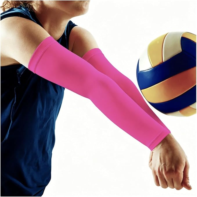 Volleyball Arm Sleeves youth girls - 3XS-XL Compression Volleyball Arm Sleeves for women teen girls kids
