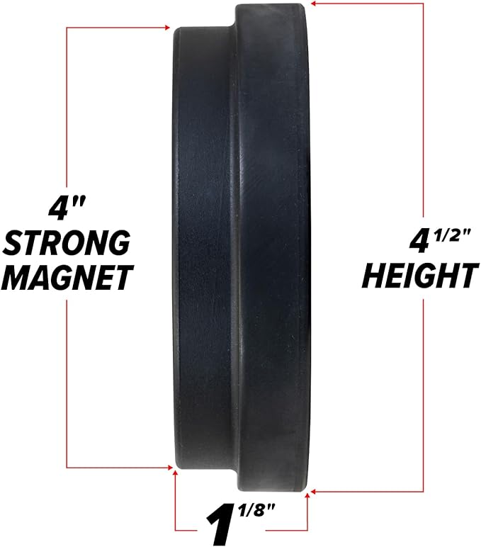 PlateMate Microload Pair 2 1/2 lb. Magnetic Donut Weights (5 lb. Set)