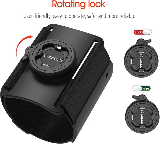 Running Armband Phone Holder for Hiking,Quick Release Attach/Detach Smartphone Mount,Sports Fitness, Detachable Workout Sports Armband,Compatible with iPhone Samsung Google【Series C-2nd Gen】