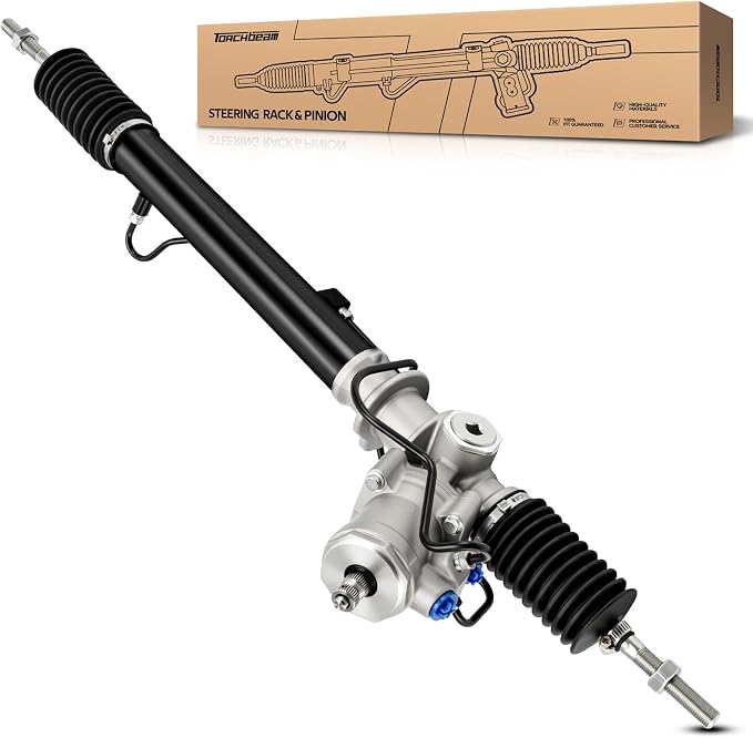 Torchbeam Power Steering Rack & Pinion Assembly Fit for 1984-1989 300ZX, Hydraulic System Steering, Replaces OEM 26-1855