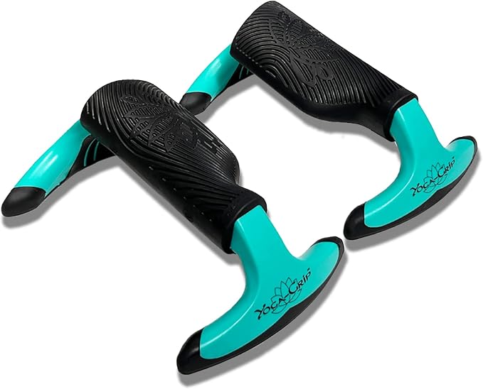Premium Quality Wrist Alignment Yoga Blocks to Eliminate Wrist Pain in All Poses - Great for Yoga, Pushups and Pilates. Set of 2 with Instruction Card