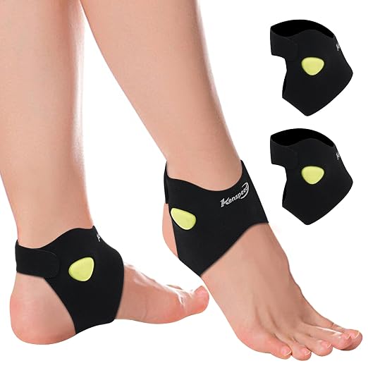 2 PACK Ankle Brace for Women & men with Dual-Density Foam Pads & Adjustable Arch Support – ankle compression sleeve Targeted Relief for Fatigue, Ankle Pain (Large/X-Large)
