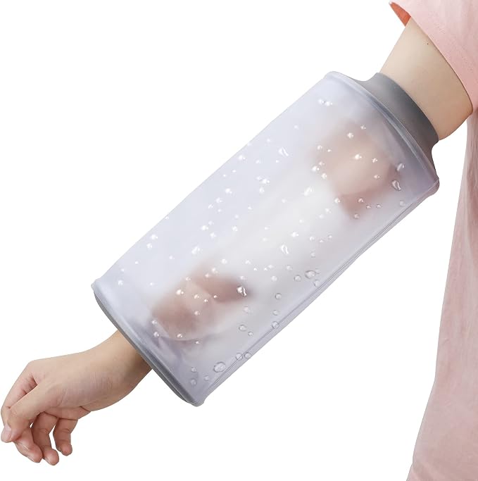 PICC Line Shower Cover Medium, PICC Line Covers for Upper Arm, Reusable | IV&PICC Line Sleeve, Waterproof Cast Covers for Shower Arm Protector for Chemotherapy Broken Elbow Bandage Dressing Wound