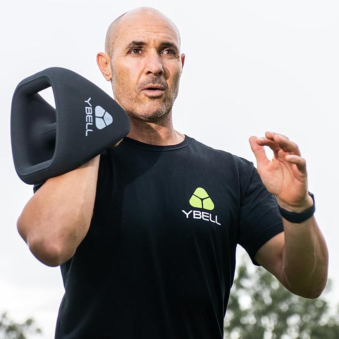 TRX YBell Pro Series 3-in-1 Dumbbell, Kettlebell and Push Up Stand Workout Equipment | Commercial Grade Powder Coated Surface | Perfect for Strength Training & Conditioning Workouts