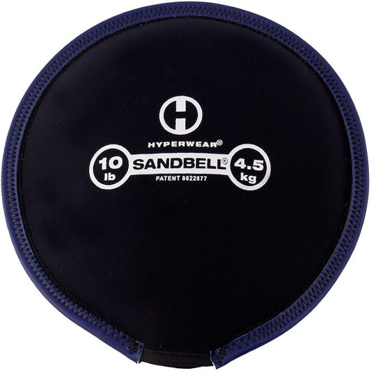 HYPERWEAR SandBell® Soft Sandbag Weight (2–50 lbs) – Pre-Filled with Clean USA Sand, Safe Soft Weight for Strength Training, HIIT, Functional Fitness, Rucking & Home Workouts