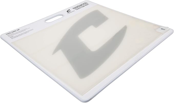 CHAMPRO Hardwood Floor Shoe Traction Mat for Basketball Court and Gym Floors, White