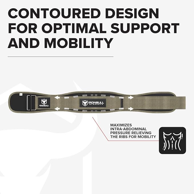 Weight Lifting Belt for Men and Women - Great for Squats, Deadlift, Lunge, Exercises and Training - Best for Olympic, Cross-Training and Bodybuilding Workout