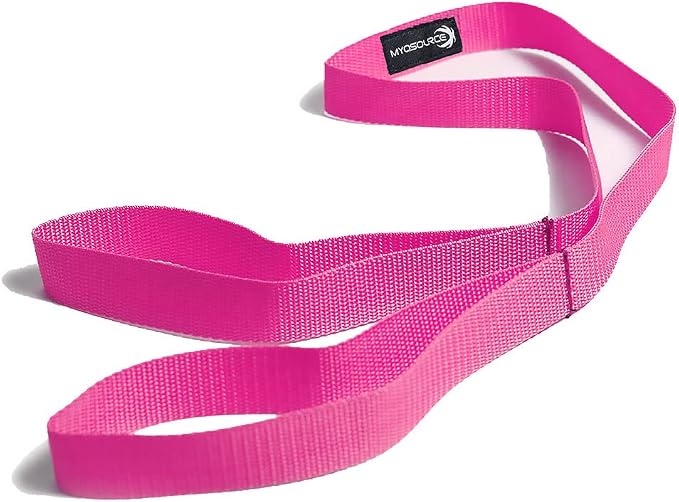 Tumble Pro X Ankle Straps Kit – Cheerleading Standing Tumbling Equipment, Gymnastics Backhandspring Trainer – Includes Flexibility Stunt Stretch Strap – Blue, Pink, Purple