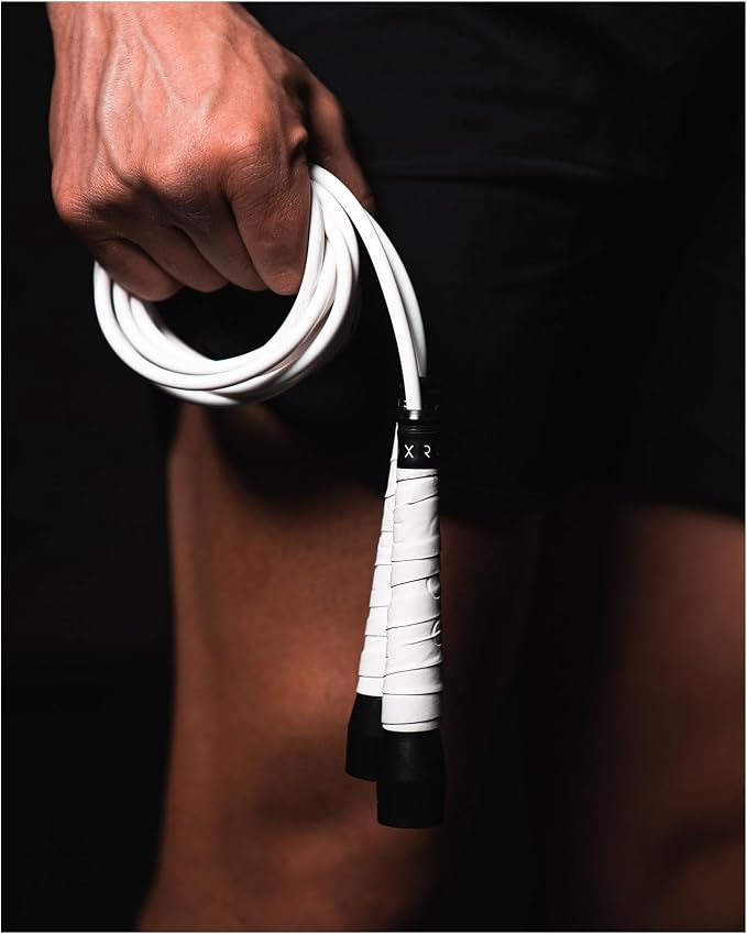 BOXROPE, A Jump Rope Made For Boxing, Tangle-Free, 15% Heavier Than A Normal PVC Rope, Boxer Jump Rope, Adjustable, Includes Grip Tapes For More Grip, Skipping Rope for Boxers, Premium Quality