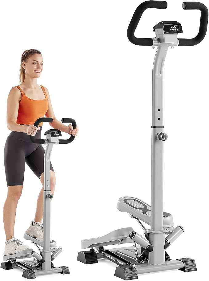 FLYBIRD Home Gym Stair Stepper – Compact Cardio & Lower‑Body Workout Machine, Supports Up to 350 LBS, Targets Legs, Hips & Glutes, Ideal Fitness Gear for Both Men and Women