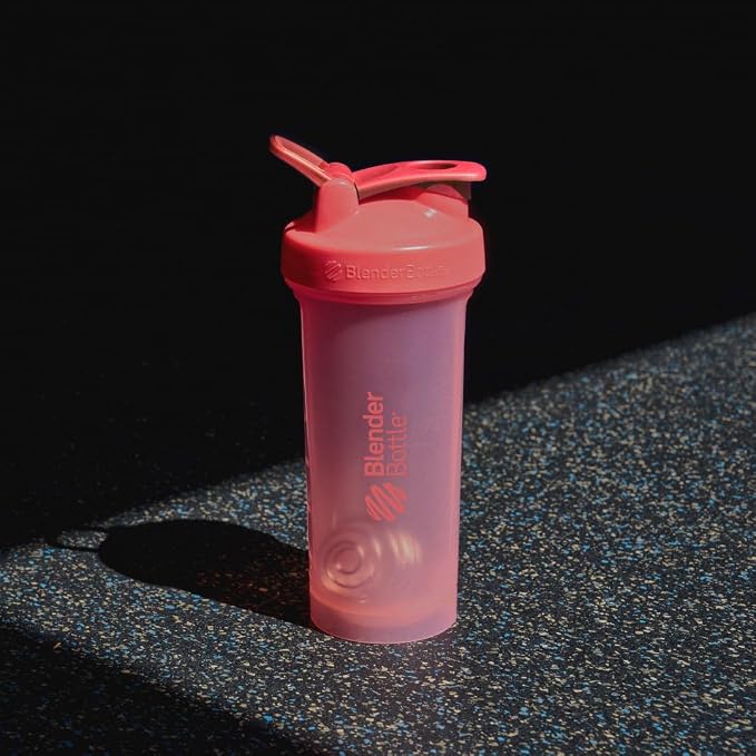 BlenderBottle Classic V2 Plastic Shaker Bottle 28 oz Pink & Purple, 2-Pack