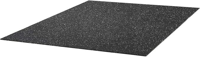VEVOR 0.4Inch 48sq.ft 12 Tiles Gym Flooring for Home Gym, Rubber Top with High Density EVA Foam, 24 x 24In Gym Floor Exercise Equipment Mats, Interlocking Gym Mats, Puzzle Workout Mats, Black & White | Rubber Top with High Density EVA Foam, Lightweight...