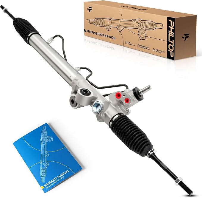 PHILTOP Power Steering Rack and Pinion Assembly for 2006-2008 H3 | Replace No.221117, 15234374