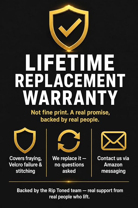 Rip Toned Wrist Wraps for Weightlifting – USPA & USAPL Approved – Stiff or Flex – 18" Gym Wrist Straps with Thumb Loop – Maximum Support for Men & Women