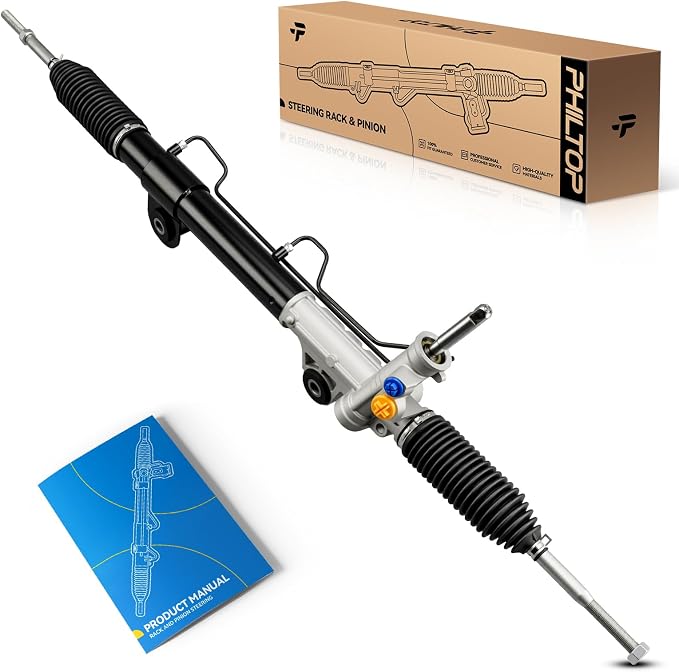 PHILTOP Power Steering Rack and Pinion Assembly for 04-09 Durango, Aspen | No.52855758AE, 52122302AB, 52855758AG, 52855758AF, 68040226AA, 22386