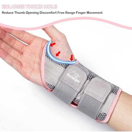 Wrist Brace for Carpal Tunnel Relief, Adjustable Wrist Support Splint Hand Brace for Men Women, Wrist Stabilizer Night Support for Pain Relief,Tendinitis,Arthritis(Right and Left Hands, S/M)