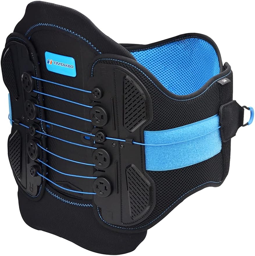 LSO Back Brace with Maximum Decompression Plate(L/XL fit belly 33.75-47") | Adjustable Arch Back Support,Dual Pulley System Lumbar Support Belt for Herniated Disc,Spine Stenosis,Sciatica,Scoliosis